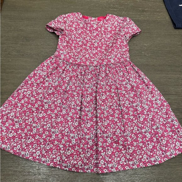 Ralph Lauren Baby Girl Toddler Floral Button Back Ruffle Dress Size 24M - Picture 1 of 4